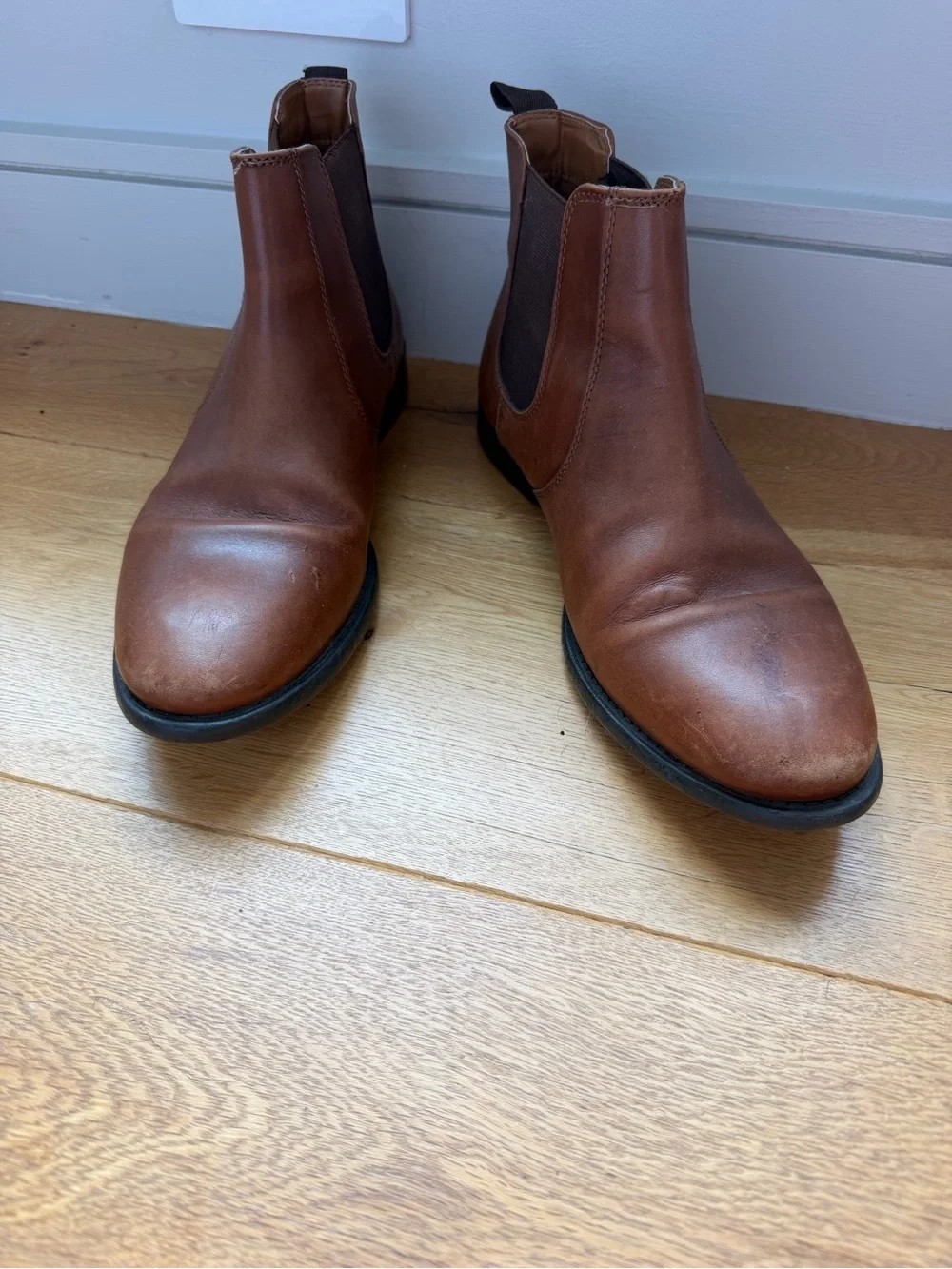 Franco Fortini Brown Leather Chukka Boots